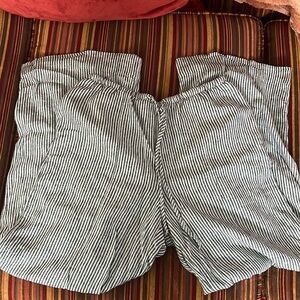 A New Day linen/rayon wide leg pants size M